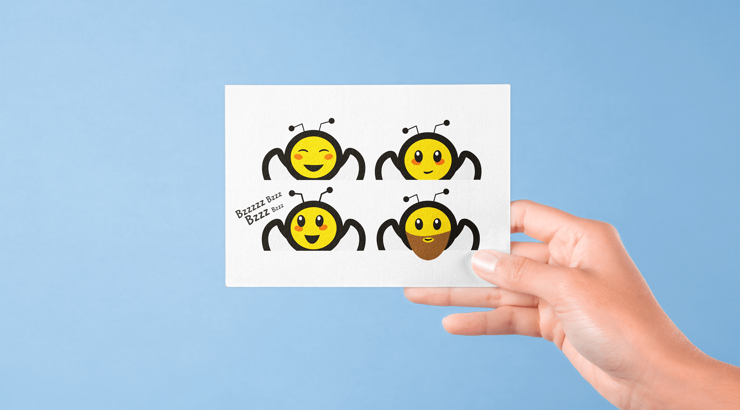 Kindercentrum bijonzzz bee mockup